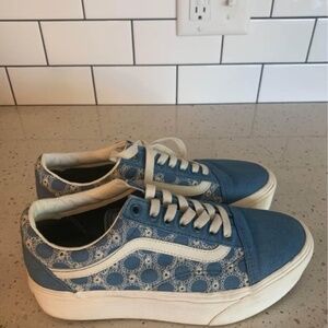 Vans Denim Platform Sneaker size 8 women’s, 6.5 men’s